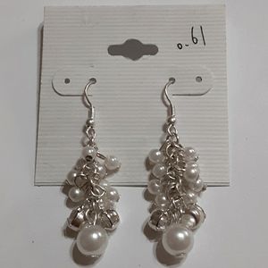 Silver/pearl fashion Earnings